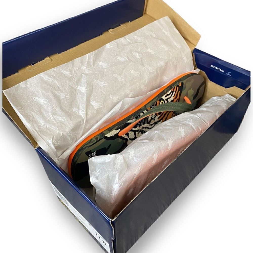 Polo Ralph Lauren Whitlebury II Tiger Camo Print Flip Flop Sandals Mens size 11